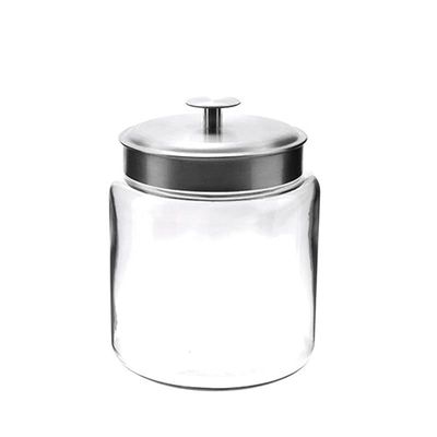 Anchor Hocking Mini Montana Jar with Stainless Steel Lid, 96 oz Capacity