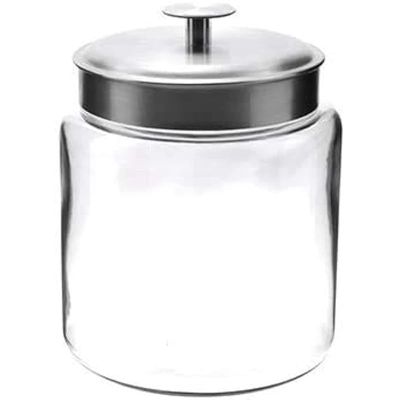 Anchor Hocking Mini Montana Jar with Stainless Steel Lid, 96 oz Capacity