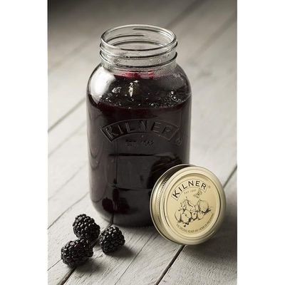 Kilner 25.401 Preserve, Jam, Chutney Jar, 1 Litre