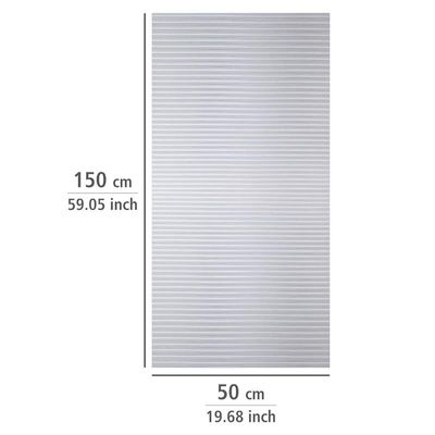 WENKO Slip Stop mat Transparent - cut to size, Plastic (EVA), 50 x 150 cm, Transparent
