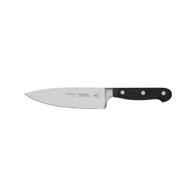 Tramontina Best Knife for Chef 6 inches Stainless Steel DIN 1.4110 longlasting blade with Thermal Treatment Handle made in polycarbonate Fiberglass 25 Year Warranty NSF Certified Century Line