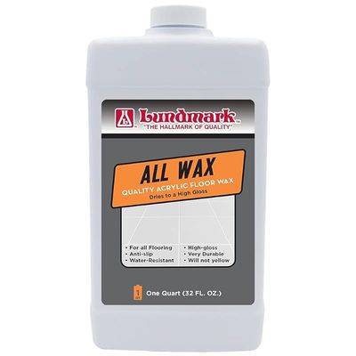 Lundmark All Wax, Self Polishing Floor Wax, 32-Ounce, 3201F32-6