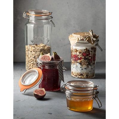 Kilner 2.2 Liter Facetted Clip Top Jar