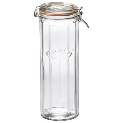 Kilner 2.2 Liter Facetted Clip Top Jar