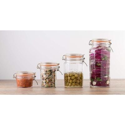 Kilner 2.2 Liter Facetted Clip Top Jar