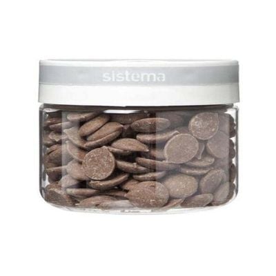 Sistema Tritan Ultra Round 550ML, stackable container, comes with clear finish, durable and shatter proof. Is dishwasher safe and BPA Free.