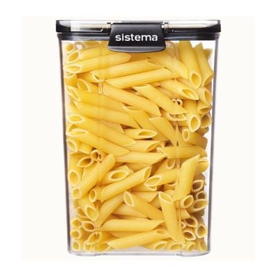 "Sistema 1.3L Tritan Square: Leakproof Food Storage   Microwave, Fridge & Top Rack Dishwasher Safe     BPA Free   pen_spark"