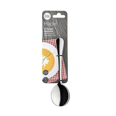 Taylors Eye Witness 4 Pieces Stainless Steel Soup Spoons