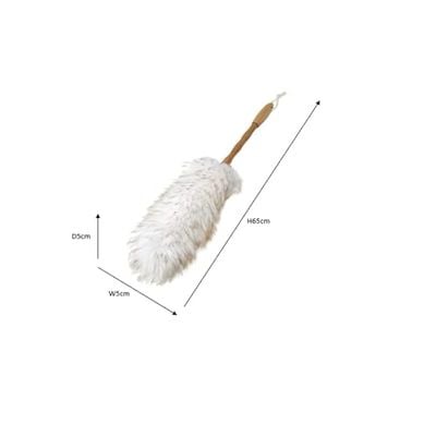 Addis Super Soft Wool Duster With A Naturally Sterile Bamboo Handle