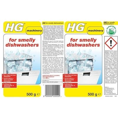 HG 500ML Dishwasher Cleaner &amp; Odour Freshener