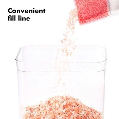 New Oxo Good Grips Pop Container - Airtight Food Storage 1.7 Qt - Square - Dried Beans 11233900UK