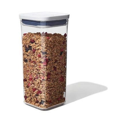 New Oxo Good Grips Pop Container - Airtight Food Storage 1.7 Qt - Square - Dried Beans 11233900UK