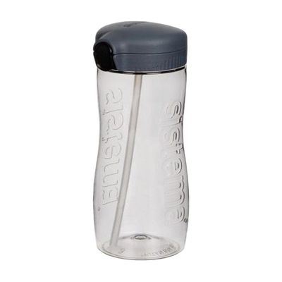 Sistema 800ml Tritan Bottle  Grey : Lightweight & Compact  Ideal for On the Go  BPA Free & Leakproof