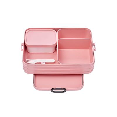 Mepal 107635676700 Bento Lunch Box Take a Break Large, tpe/pp/abs, Nordic Pink