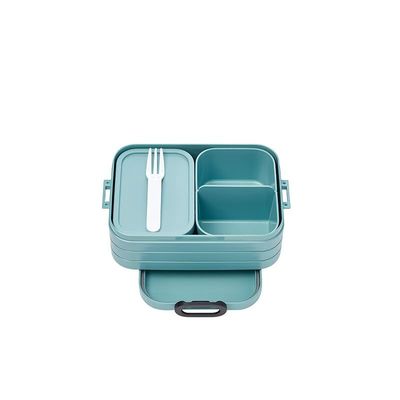 Mepal 107632192400 Bento Lunch Box Take A Break Midi, TPE/pp/abs, 900 milliliters, Nordic Green