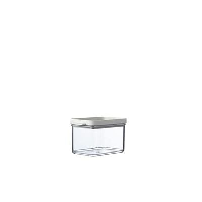 Mepal Omnia Rectangular Storage Jar, 700 ml Capacity, Nordic White