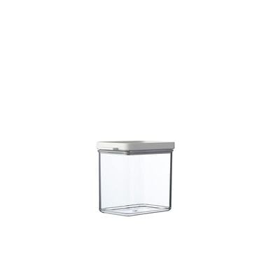 Mepal Omnia Rectangular Storage Jar, 1100 ml Capacity, Nordic White