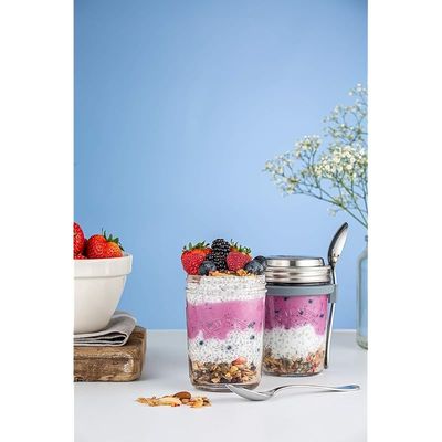 Kilner 0025.899 Breakfast Jar Set, Glass