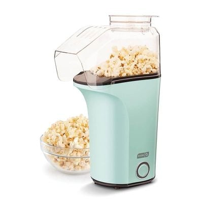 Dash Hot Air Popcorn Popper Maker with Measuring Cup Aqua