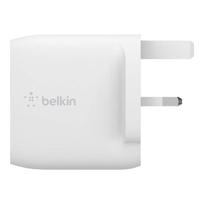 Belkin Boost Charge Dual USB-A Wall Charger 24W (For iPhone 14, iPhone 14 Plus, iPhone 14 Pro, iPhone 14 Pro Max, iPhone 13, iPhone 12, Samsung Galaxy S23, S23+, S22, Pixel and more)
