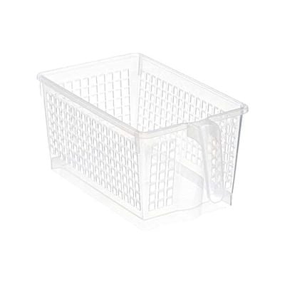 Storage Basket with Handle medium assorted white or clear