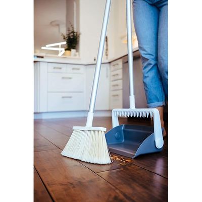 Full Circle Tag Team Easy-Empty Broom and Dustpan Sweep Set