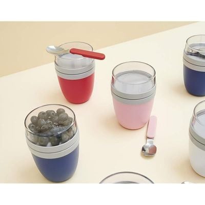 Mepal Ellipse Lunchpot Set + Foldable Spoon Nordic Pink