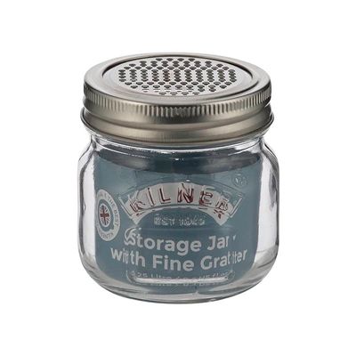 Kilner Storage Jar &amp; Fine Grater Lid