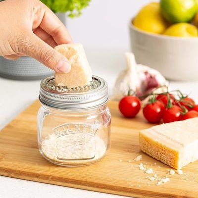 Kilner Storage Jar &amp; Fine Grater Lid