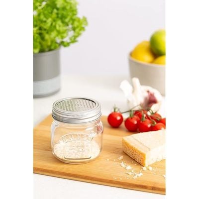 Kilner Storage Jar &amp; Fine Grater Lid