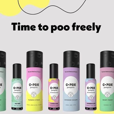 Oopsie Poopsie Pre-Poo toilet spray, discreet &amp; portable original odor deodorizer scents. 2Oz bottle - Flower Citrus