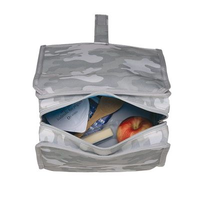 Packit Freezable 5.7 Liter Lunch Bag Tonal Camo Grey