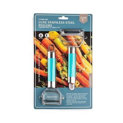 Core Luxe Stainless Steel Peeler 2-Pieces Set