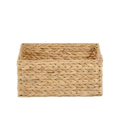 Natural Water Hyacinth Large Storage Bins 44 x 30 x 20 cm