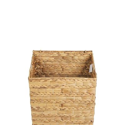 Large Water Hyacinth Hamper Without Lining L40 x W30 x H60 cm