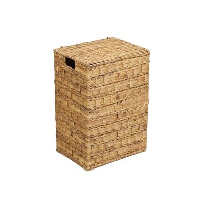 Large Water Hyacinth Hamper Without Lining L40 x W30 x H60 cm