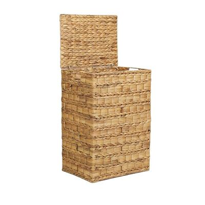 Large Water Hyacinth Hamper Without Lining L40 x W30 x H60 cm