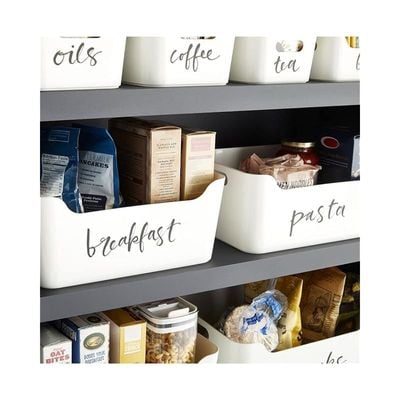 Multpurpose Storage Box Extra Large White L 11.5 X W 14 X H 7 Inch