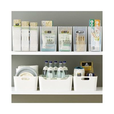 Multpurpose Storage Box Extra Large White L 11.5 X W 14 X H 7 Inch