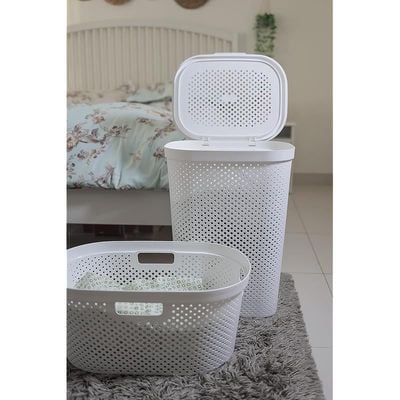 38 Liter Laundry Basket Oval