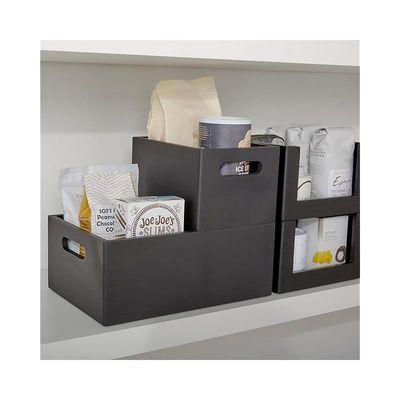 The Home Edit All Purpose Bin, 10-Inch x 15-Inch x 6-Inch Size, Matte Black