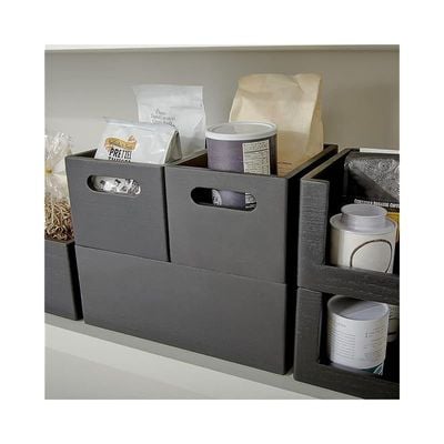 The Home Edit All Purpose Bin, 10-Inch x 15-Inch x 6-Inch Size, Matte Black