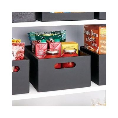 The Home Edit All Purpose Bin, 10-Inch x 15-Inch x 6-Inch Size, Matte Black