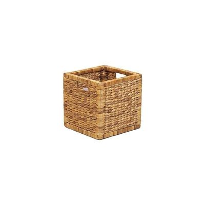 Square Water Hyacinth Storage Basket 30 x 30 x 30 cm