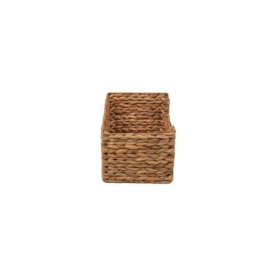 Medium Water Hyacinth Storage Basket 28 x 19 x 15 cm