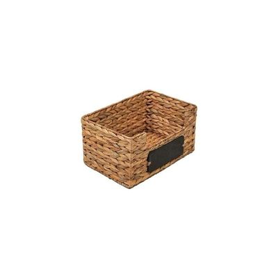 Medium Water Hyacinth Storage Basket 28 x 19 x 15 cm