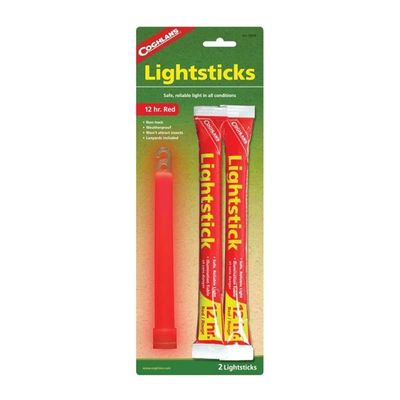 Coghlans Pack Of 2 Red Lightsticks - 9820