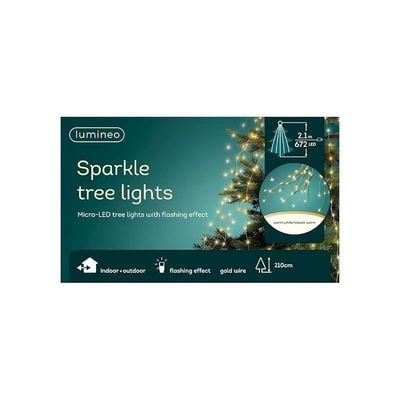 Micro Led Tree Bunch Warm White &amp; Classic Warm 672 Bulbs