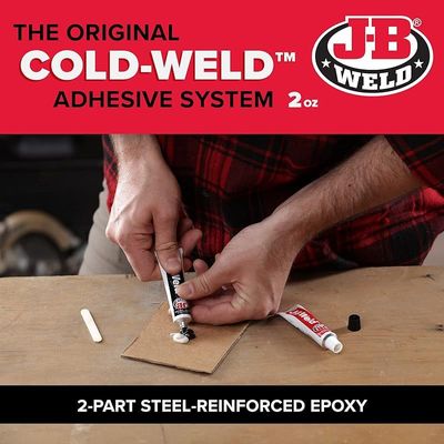 J B Weld 8265S Original Cold Weld Steel Reinforced Epoxy 2 oz, Dark Grey