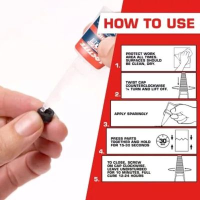 Loctite Super Glue Longneck Bottle 5gm Carded